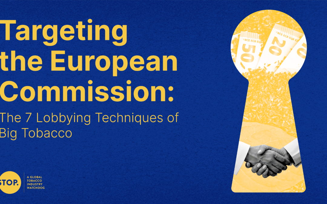 New report reveals tobacco lobbying of European Commission