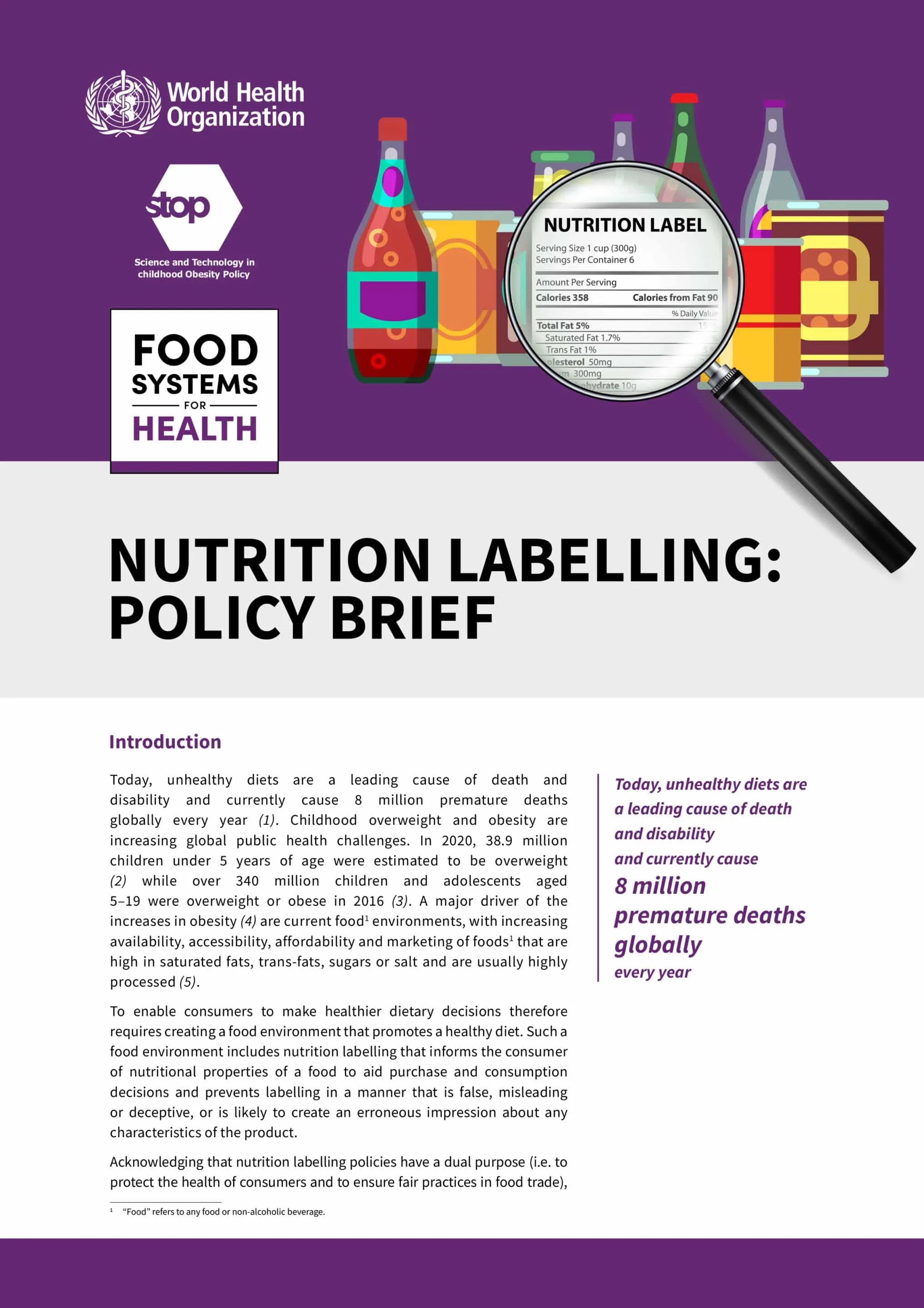 labelling who stop