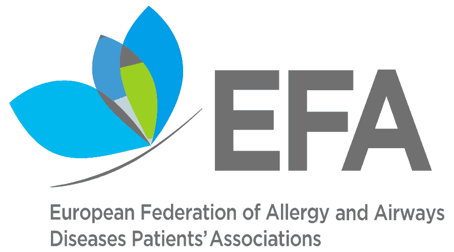european federation of allergy and airways diseases patients associations efa logo vector european federation of allergy and airways diseases patients associations efa logo vector