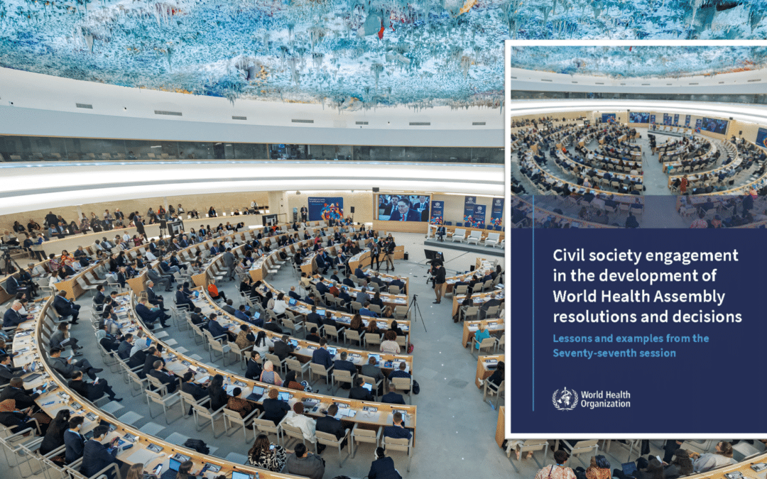 EPHA co-authors WHO CSO Commission report on “Civil society engagement in the development of World Health Assembly resolutions and decisions